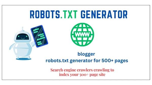 robots.txt generator for 500+ pages
