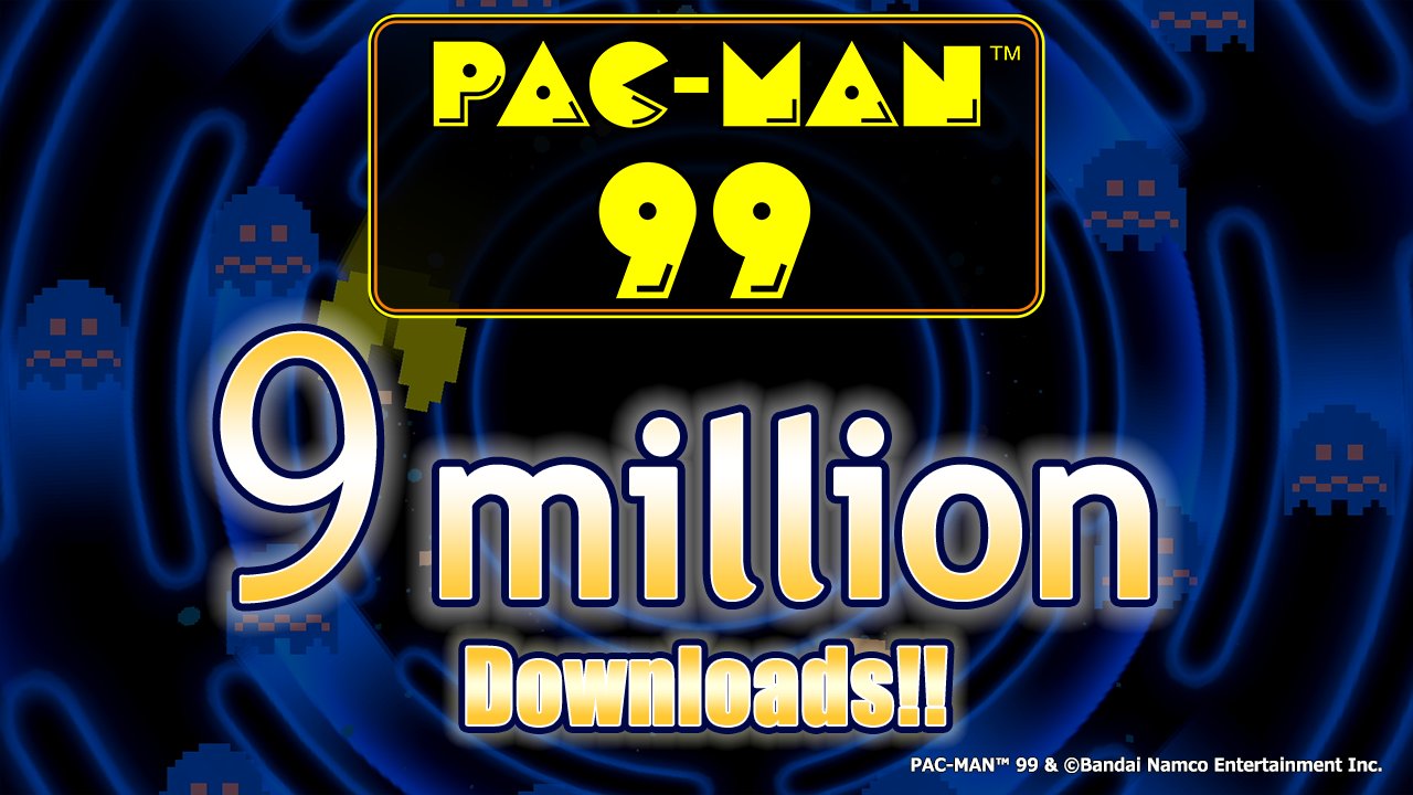 PAC-MAN 99 (Switch) alcança nove milhões de downloads e realiza promoção de  DLCs - Nintendo Blast