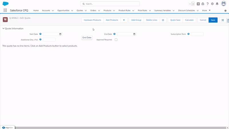 Salesforce CPQ Tutorial - Use of Search Filter in Custom Action