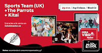 Concierto de Sports Team, The Parrots y Kitai en Joy Eslava