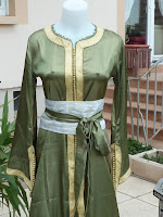 takchita couleur verte sirine