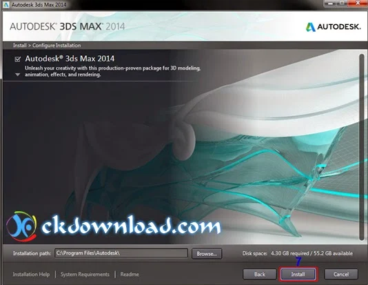 Autodesk 3DS Max 2014 Full - Thiết kế đồ họa 2D, 3D
