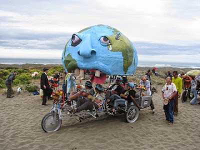 photo of Kinetic Sculpture Race in Arcata, CA - Bicycle Powered Art Cars