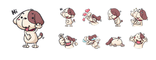 Koko Facebook Stickers