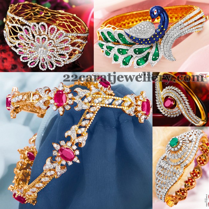 Elegant Gold Bangle Designs by GRT Jewellers