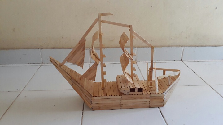 6 Ide  Kreatif  Membuat Miniatur Perahu dari Berbagai Bahan 