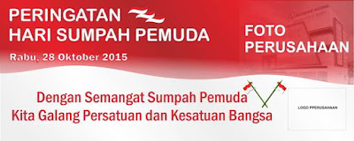 Spanduk Hari Sumpah Pemuda 2015