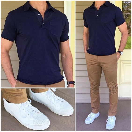 50+ Summer Style Polo Shirt Outfit Men casual Jeans Menswear - WallpaperDPs