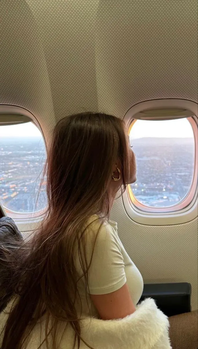 Fotos de viaje en avión