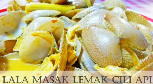 Resepi Lala Masak Lemak Cili Api Sedap - Resepi Masakan Melayu