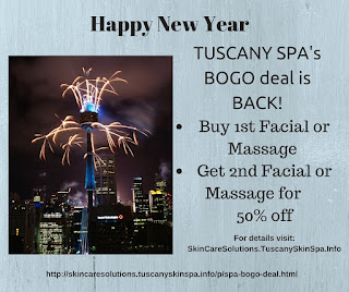 Tuscany Spa January BOGO deal. Limited time offer, get details at http://skincaresolutions.tuscanyskinspa.info