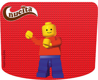 Etiqueta Nucita para Imprimir Gratis de Fiesta de Fiesta de Lego.