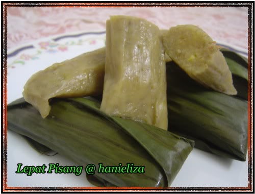 Kuih recipe: LEPAT PISANG