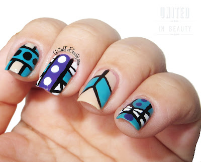 Tribal Print Nails