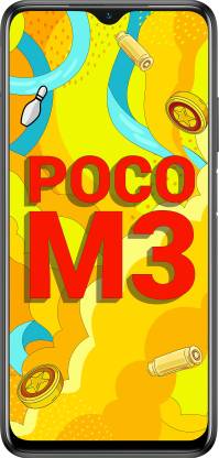 POCO M3 (Power Black, 64 GB)  (6 GB RAM)#JustHere