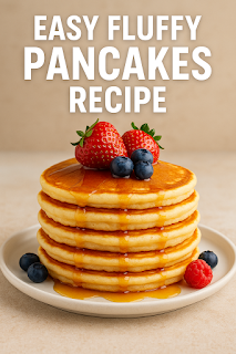 Fluffy Homemade Pancakes Recipe