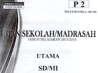 Kunci Jawaban Ujian Sekolah (US/UN) Matematika Kelas 6 SD/MI 17 Mei 2016 Utama