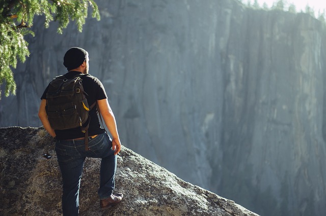 Man Hiking