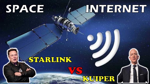 Gigantes competem por Internet via Satélite