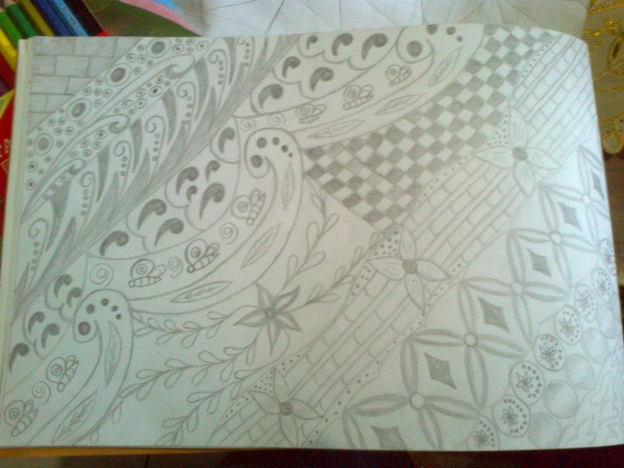 Menggambar batik | My Imagination
