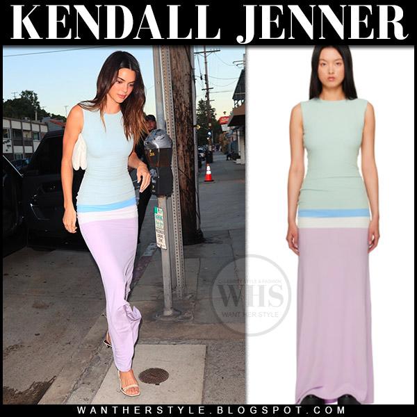 Kendall Jenner Wore Shang Xia To Giorgio Baldi