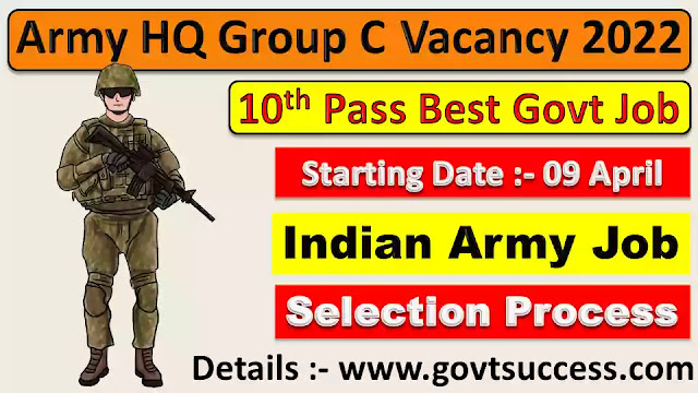 ArmyHQSouthernCommandMHAhmednagarGroupCRecruitment2022