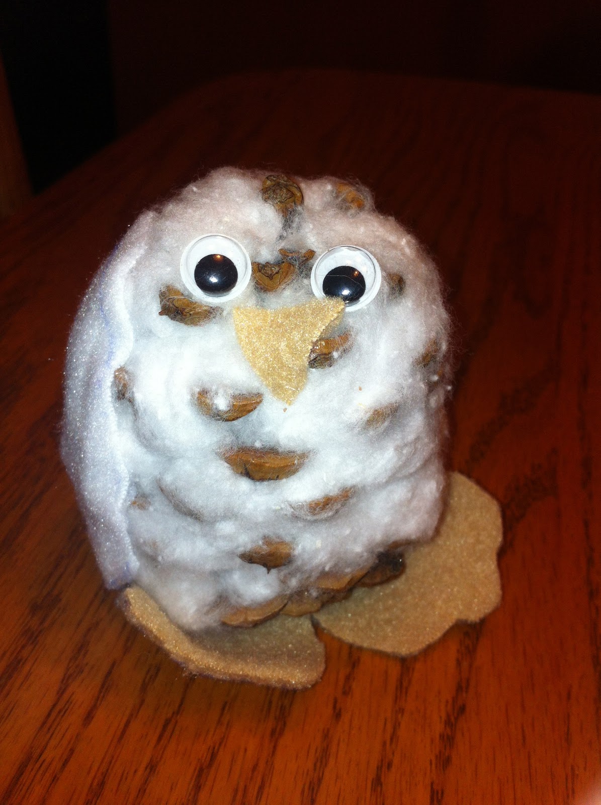 The window to my world Snowy owl craft 