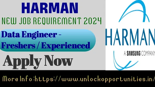 HARMAN Recruitment Drive 2024 || Data Engineer - Python, PowerBI, SQL || Bangalore, India