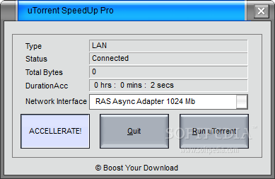 Download uTorrent SpeedUp Pro