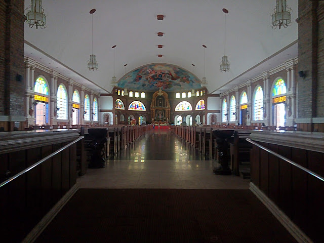 interior view of our lady of the pillar church, cauayan city isabela