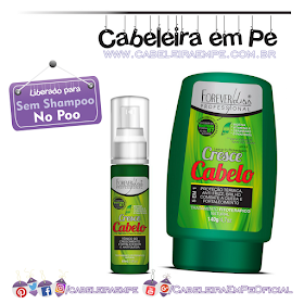 Leave In E Tônico Capilar Cresce Cabelo - Forever Liss (Liberados para No Poo)
