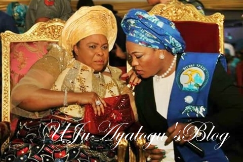 Ex-First Lady, Patience Jonathan All Smiles as She Steps Out Looking Gorgeous for Rivers Women's Day (Photos)