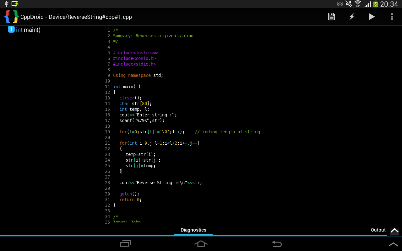 CppDroid – C/C++ IDE for Android Platform - The Crazy 