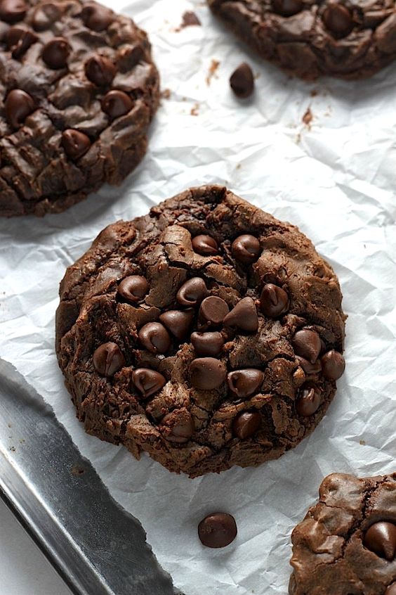 Soft Batch Double Chocolate Fudge Cookies are for serious chocolate fans!