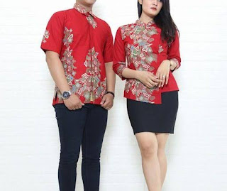 model kain batik modern couple