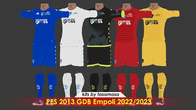 Empoli 2022-2023 Kits For PES 2013