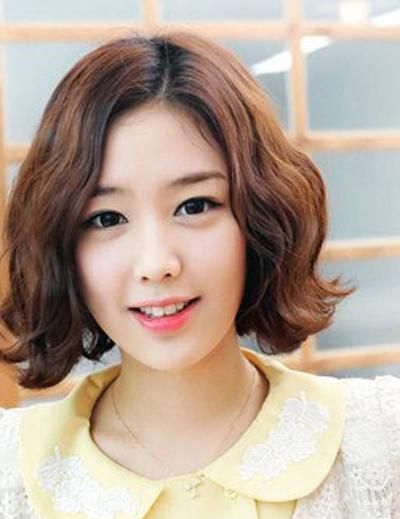 short korean curly hairstyle korean curly hairstyle for short hair