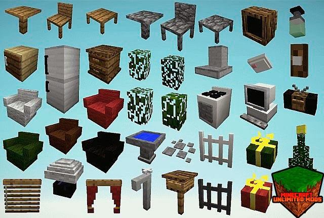 Descargar Mrcrayfish´s Furniture Mod para Minecraft [1.8 