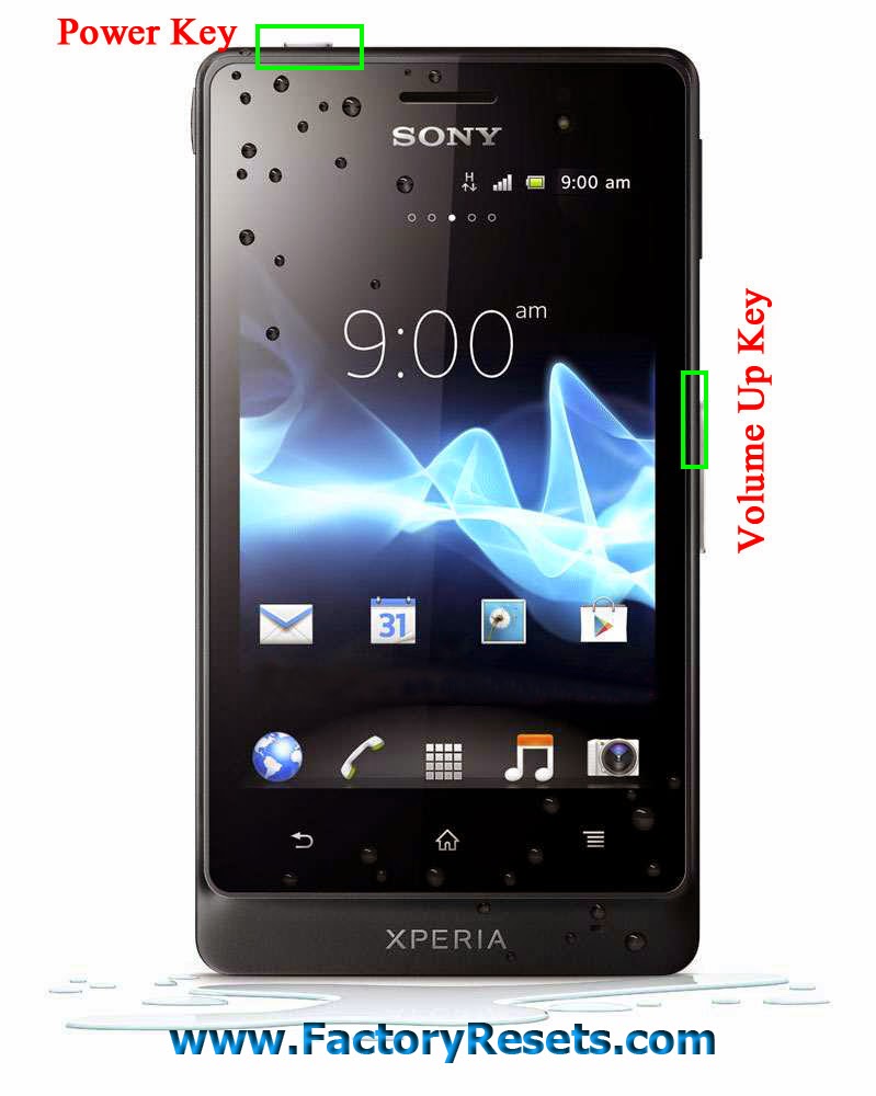 How to reset a sony xperia go