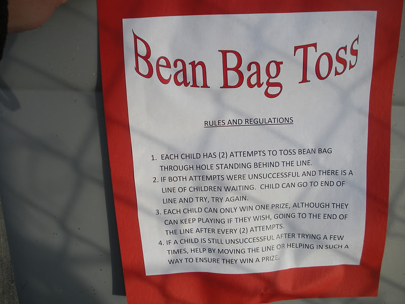 Working House Mom, Wife: Carnival Party Bean Bag Toss Game