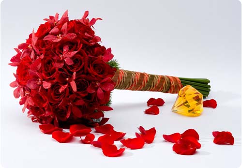 Hoa cưới - Kiểu cuống dài,hoa cưới đẹp