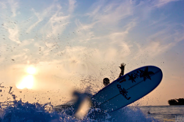 New School Longboard Surfing