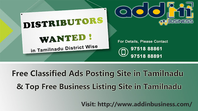 Need Distributors for Any products around tamilnadu