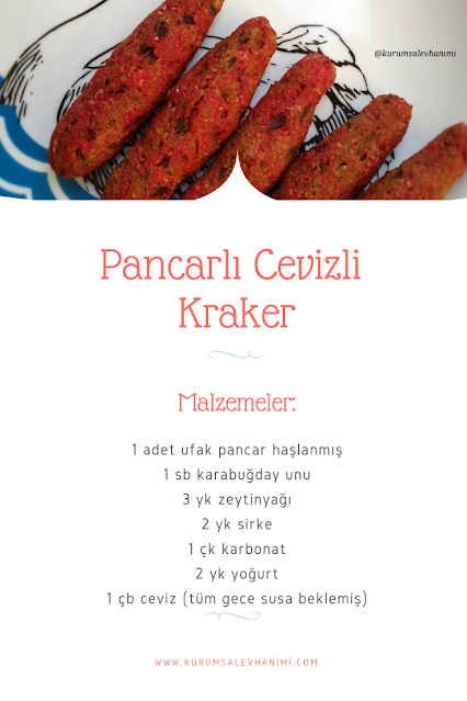 pancarlı kraker tarifi