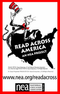 Activities and ideas from one school for celebrating Read Across America.