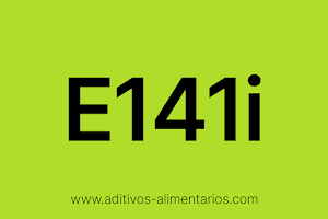 Aditivo Alimentario - E141i - Complejo Cúprico de Clorofila