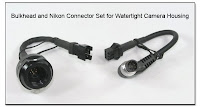 CP1095: Bulkhead and Nikon Connector Set for Watertight Camera Housing