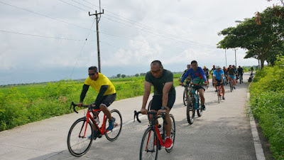 Danrem 064/MY Ajak Hidup Sehat Dengan Gowes Bareng