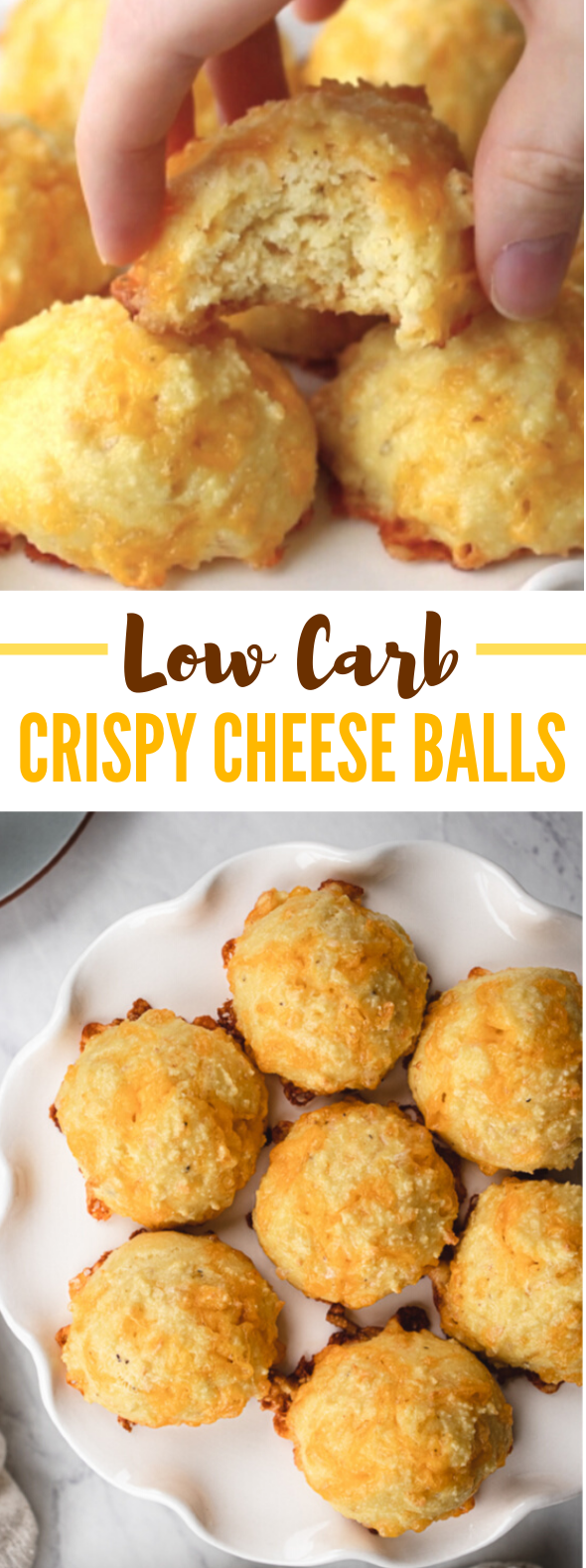 Low Carb Crispy Cheese Balls #glutenfree #ketorecipe