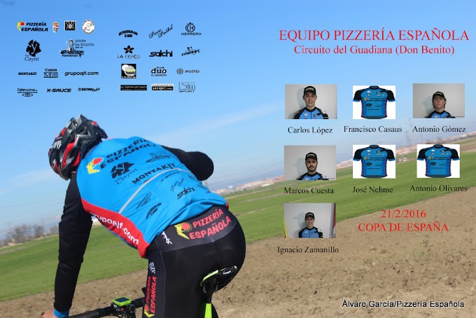 Selección del Pizzería Española para el Circuito del Guadiana